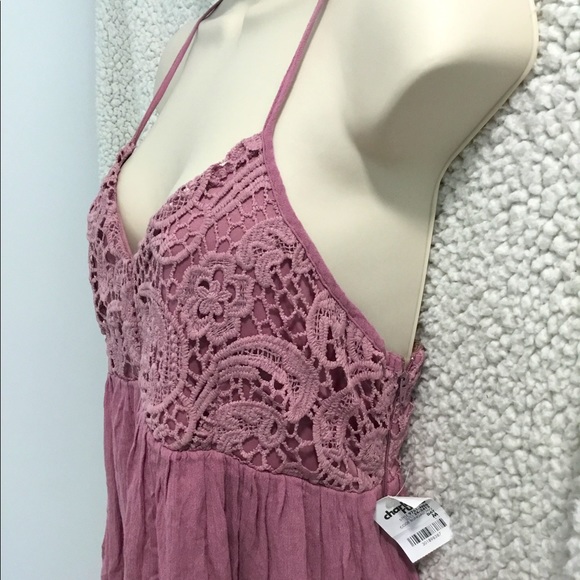 SOLD ❌ Charlotte Russe Babydoll Pink Summer Dress NWT - Picture 5 of 17
